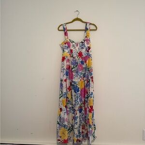 Zara Floral Maxi Dress - Multicolor